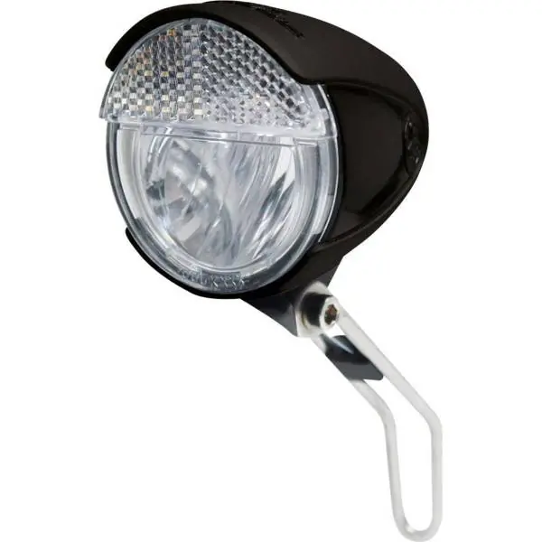 Ilmainen Palautus Trelock Bike-i Retro 583 Ajovalo LED Napadynamo - Musta