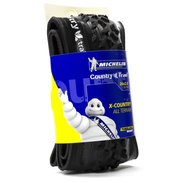 Heti Saatavilla Michelin Country Trail Rengas 26 x 2.00" Taittuva Rengas TL-R - Musta