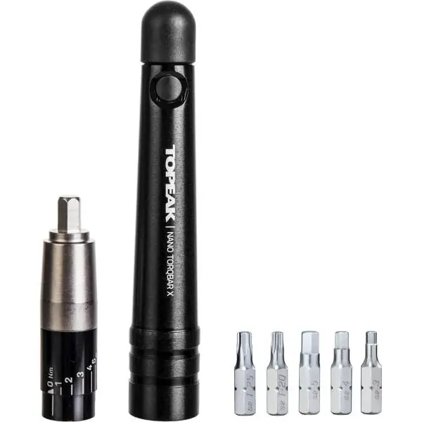 Vain Rajoitetun Ajan Topeak Nano TorqBar X Momenttiavain 2-6Nm - Musta