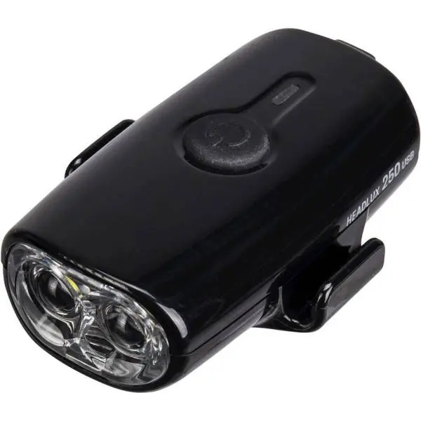 Topeak Headlux 250 Kypärävalo LED Akku USB - Musta Aito