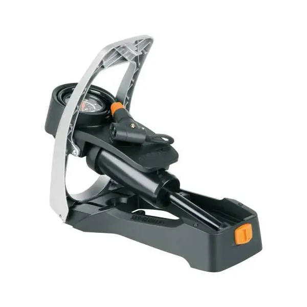 Aito SKS AirStep Ratapumppu Painemittari 7 Tanko - Musta/Harmaa