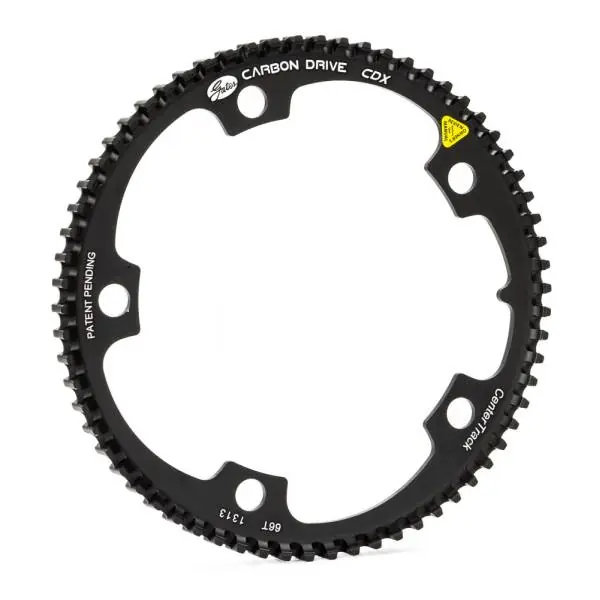 Tarjoushinta Gates Carbon Drive CDX Hammaspyörä 66 Hampaat Bcd 130mm - Musta