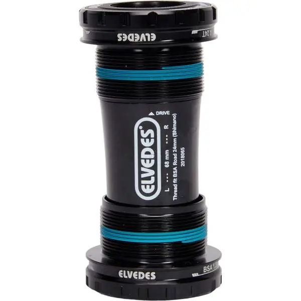 Heti Saatavilla Elvedes Keskiö Sovitin BSA 24mm Shimano - Musta