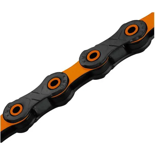 KMC DLC12 Polkupyörän Ketju 12V 11/128" 126 Linkit - Musta/Oranssi Alkuperäinen