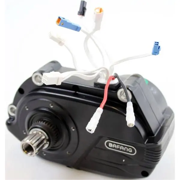 Bafang M420 Middenmotor Unit 43V 250W - Musta/Hopea Heti Saatavilla