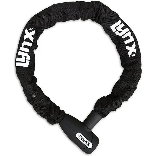 Halpa Lynx Cityline Ketjulukko Ø10mm 120cm - Musta