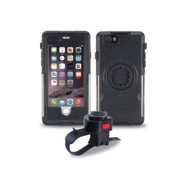 Edullinen Hinta Tigra Sport Mountcase Bike Sarja iPhone 6/6S AmorGuard - Musta