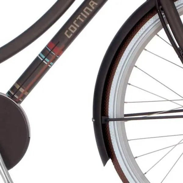 Aito Cortina Lokasuoja Etuosa 28" E-U4 - Matta Harmaa
