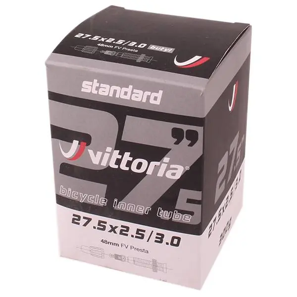 Tukkuhinta Vittoria Standard Sisäkumi 27.5x2.5-3.0 Pv 48mm - Musta
