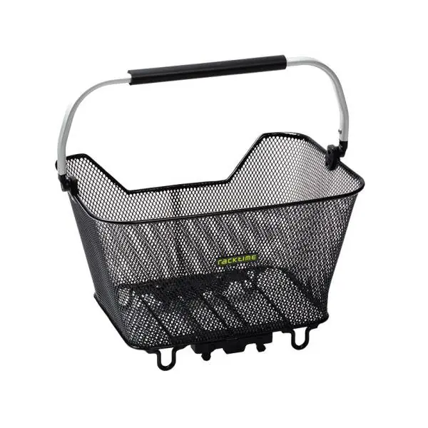 Edullinen Racktime Basket Deluxe Polkupyörän Kori Taakse 23L - Musta