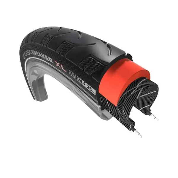 CST Classic Breaker XL Rengas 28 x 1 1/2" Heijastava - Musta Erikoistarjous