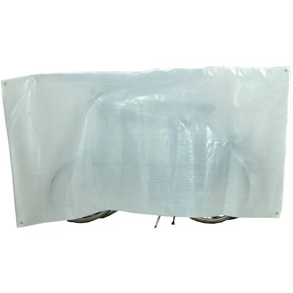 Halpa VK DUO Polkupyörän Peite 130 x 250 cm - Valkoinen
