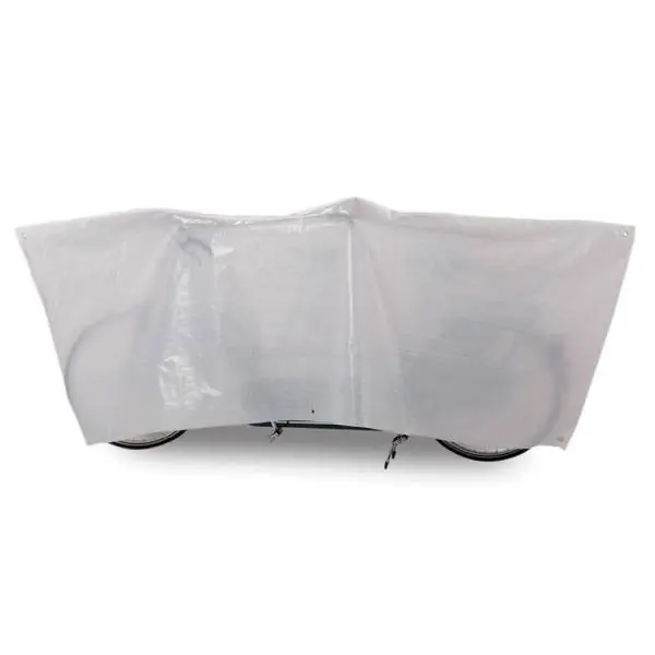 Halpa VK Tandem Polkupyörän Peite 300 x 110 cm - Valkoinen
