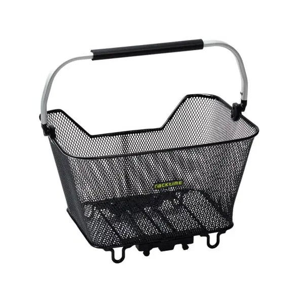 Halpa Racktime Basket Deluxe Polkupyörän Kori Taakse 23L - Hopea