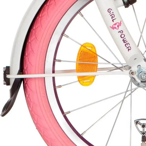 Ajankohtainen Alpina Lokasuojan Telinesarja 16" Girlpower - Pure Valkoinen