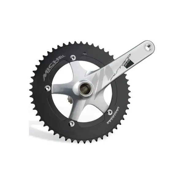 Ilmainen Palautus Miche Pistard 2.0 Kampisarja 48T 165mm Alumiini - Hopea
