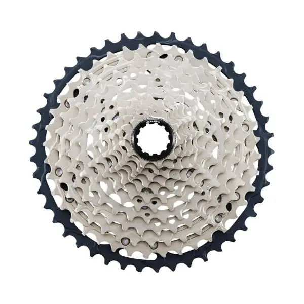 Sertifioitu Shimano SLX M7100 Rataspakka 10-45T 12V - Musta/Hopea