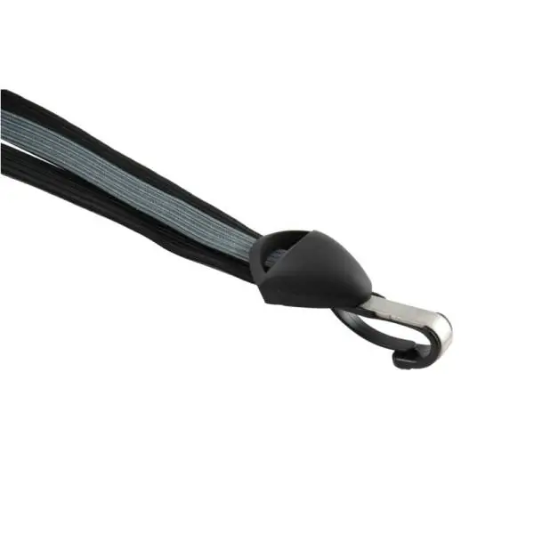 Kampanjahinta Cordo Kolminkertainen Kuminauha 26/28" Inox Koukut - Musta/Hopea