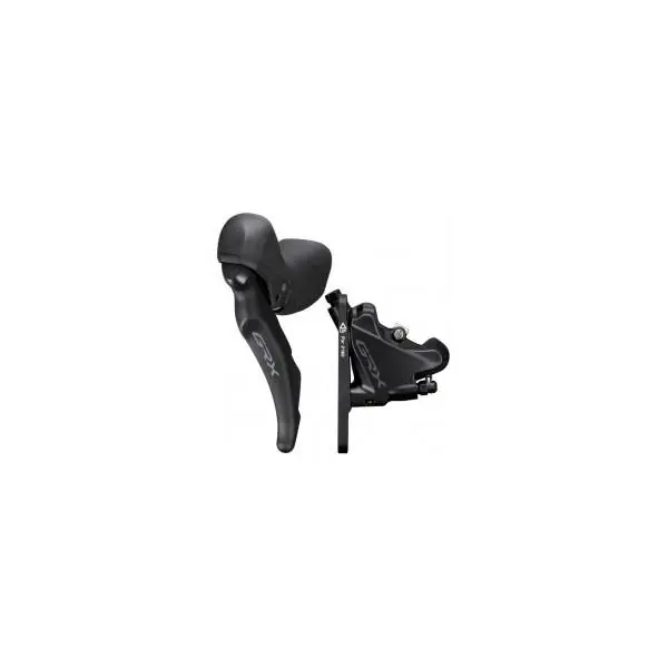 Kausialennus Shimano GRX RX600/400 Levyjarrusarja Etuosa Vasen - Musta
