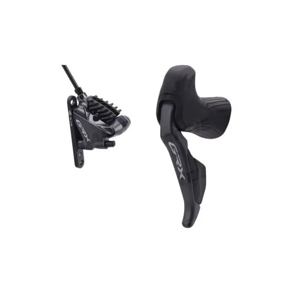 Vain Tänään Shimano GRX RX815/810 Levyjarrusarja Etuosa Vasen - Musta