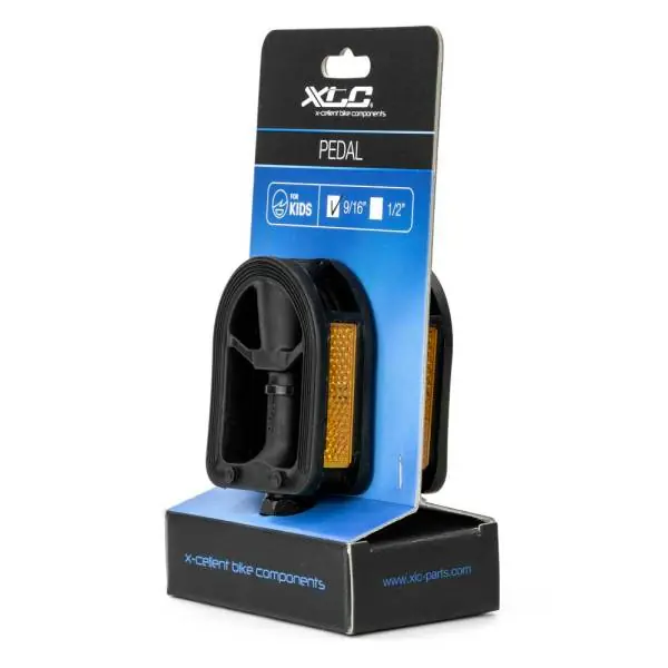 Aito XLC Lasten Polkimet 9/16" Muovi - Musta
