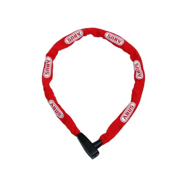 Abus City Chain Ketjulukko Ø7mm 120cm - Punainen Ajankohtainen