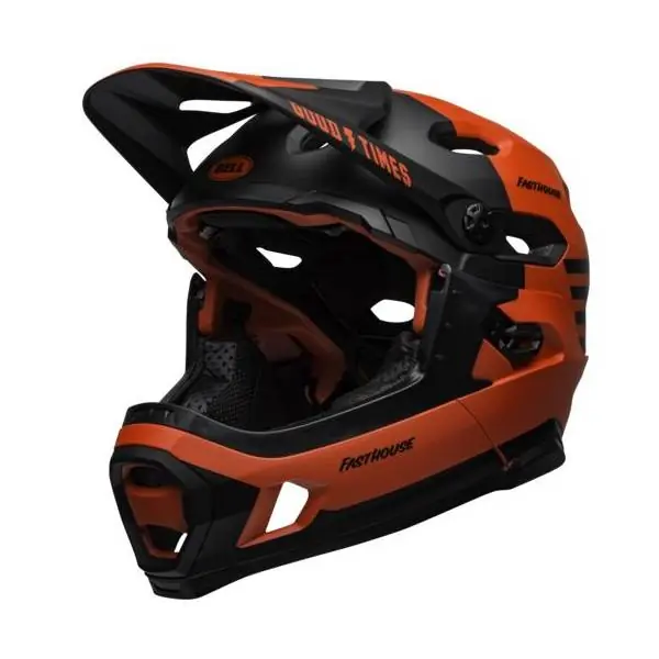 Bell Super DH Mips Kypärä Fasthouse Punainen/Musta - L 58-62 cm Aito