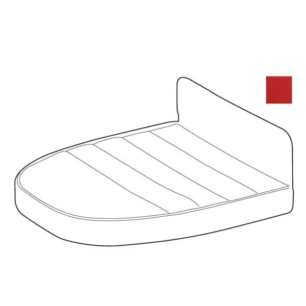 Löytö Thule 54031 Bassinet Apron - Sleek - Energy Punainen