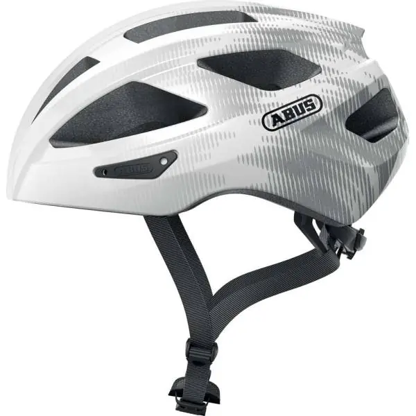 Abus Macator Pyöräilykypärä Valkoinen/Hopea - L 58-62 cm Alennettu
