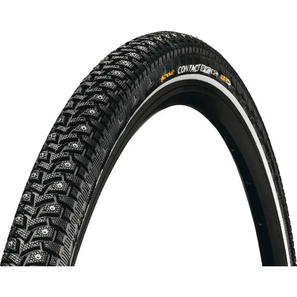 Continental Contact Spike 28 x 1 1/4x 1 3/4" Heijastava - Musta Aito