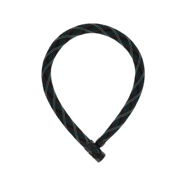Abus IvyTex Ketjulukko Ø7mm 85cm - Musta/Harmaa Rajoitettu Tarjous