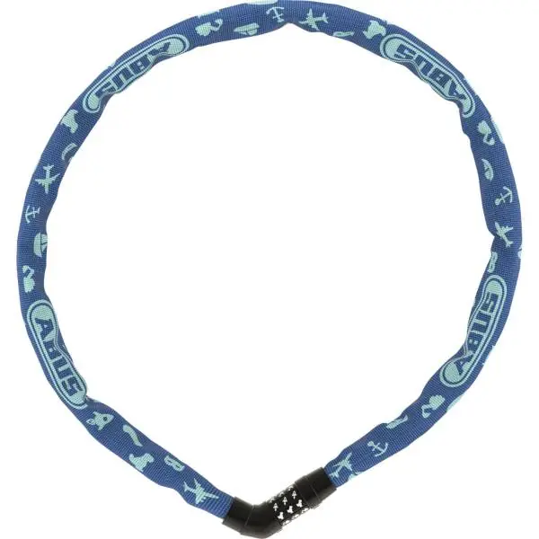 Abus Steel-O-Chain Ketjulukko Ø4mm 75cm - Sininen Lähetetään Heti