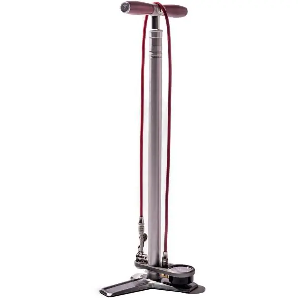 Silca Super Pista Lattiapumppu Painemittari 11 Tanko Pv/Sv - Hopea Bestseller