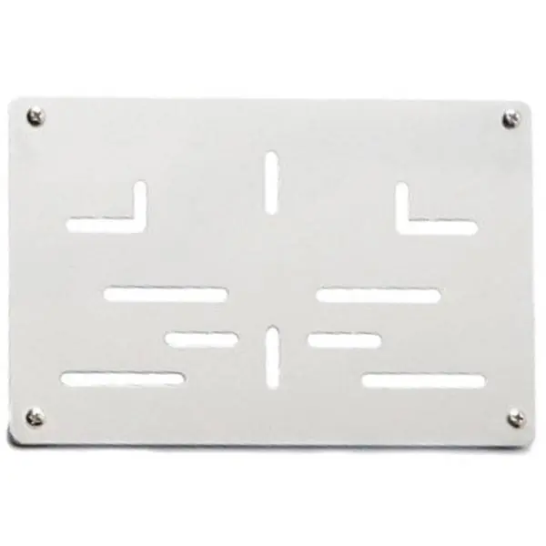 HBS Rekisterikilpi 210 x 140mm Alumiini - Hopea Flash-Tarjous