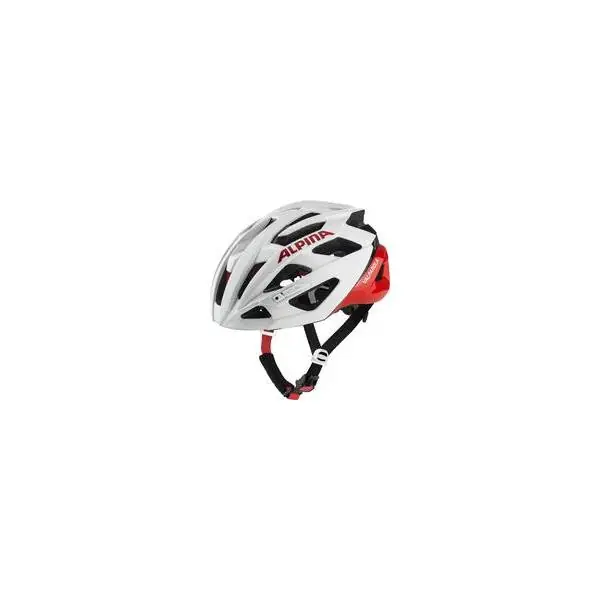 Alennettu Hinta Alpina Valparola Pyöräilykypärä Valkoinen/Punainen - 51-56 cm
