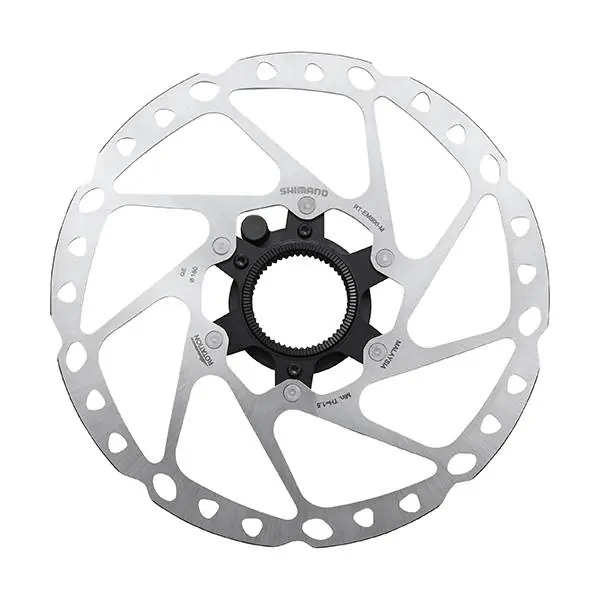 Ajankohtainen Shimano EM600 Jarrulevy Ø180mm Keski Lock Ulkoinen. - Hopea