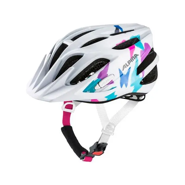 Rajoitettu Tarjous Alpina FB Jr 2.0 Pyöräilykypärä Kids White/Butterfly