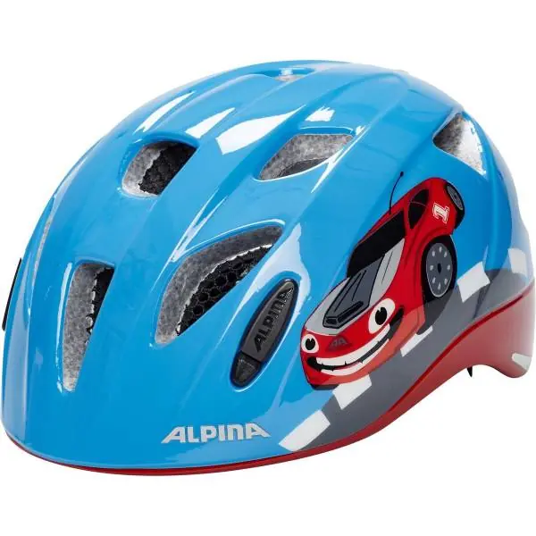 Alpina Ximo Flash Pyöräilykypärä Kids Red Car Uusi Kokoelma