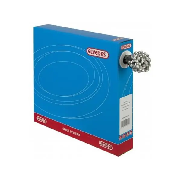 Suosittu Elvedes Sisäpuolella Jarruvaijeri 2250mm T-Nippa Inox - Hopea (100)