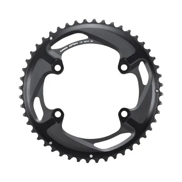Shimano GRX RX810 Hammaspyörä 48T - Musta Tilaa Nyt