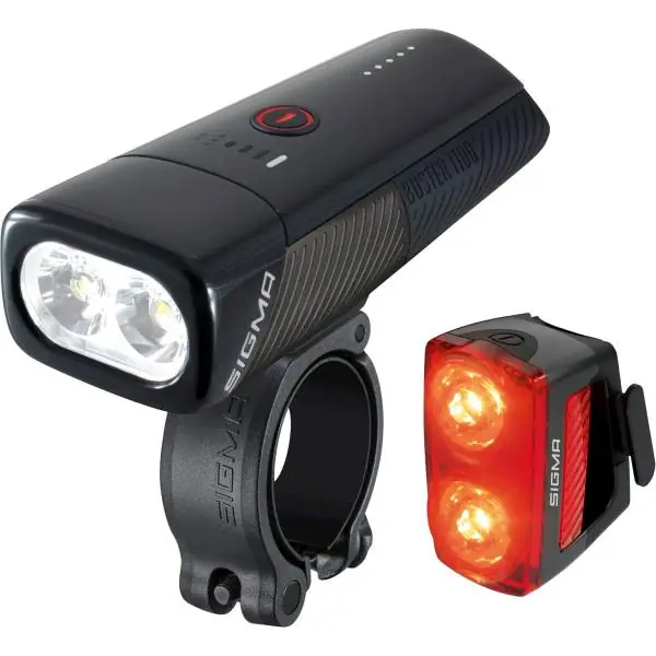 Sigma Buster 1100 + Buster RL150 Flash Valosarja Musta Kausialennus