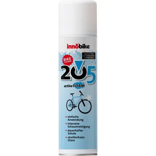 Pakollinen (Must-Have) InnoBike 205 Polkupyörän Puhdistusaine Active Vaahto - Suihkepurkki 300ml