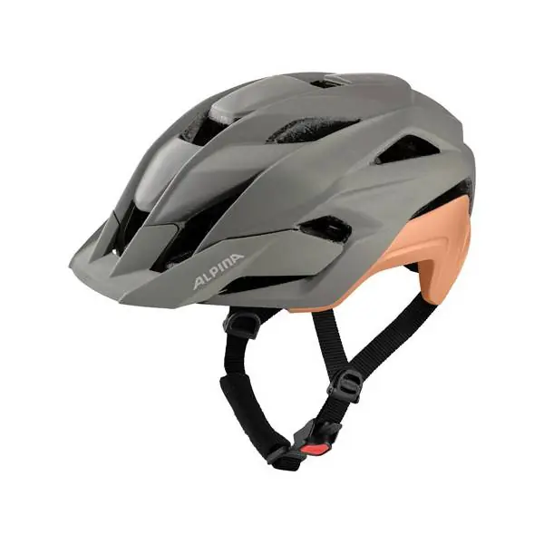 Osta Nyt Alpina Kamloop Pyöräilykypärä Harmaa/Peach - 51-55 cm