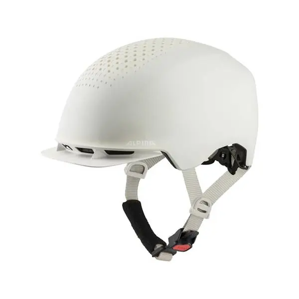 Alpina Idol Pyöräilykypärä Off-White - 55-59 cm Turvallinen Maksu