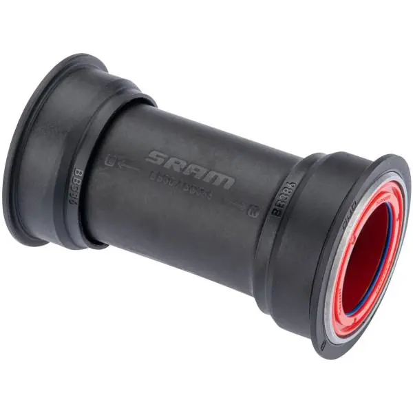 Uusi Kokoelma Sram Keskiö Sovitin Keraaminen BB386 DUB 86.5mm - Musta/Punainen