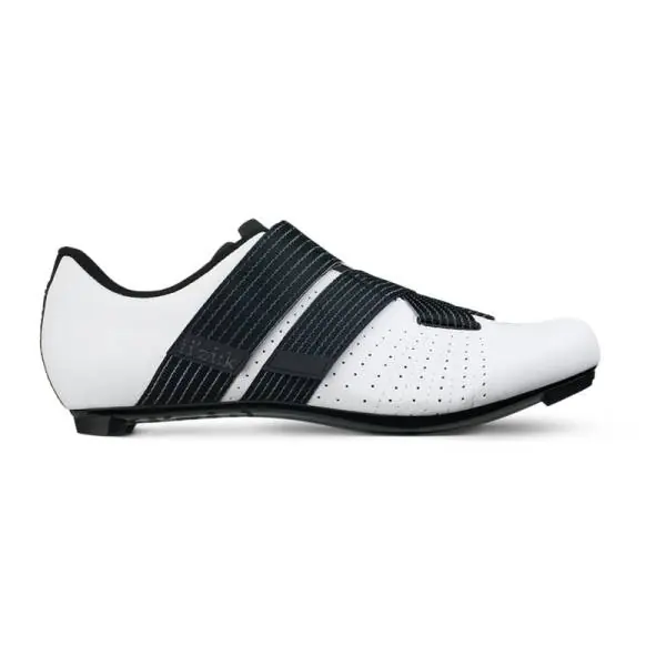 Tukkuhinta Fizik Tempo Powerstrap R5 Pyöräilykengät Valkoinen/Musta - 47