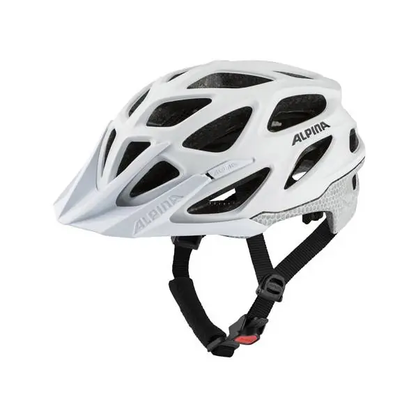 Turvallinen Maksu Alpina Mythos Reflective Pyöräilykypärä Valkoinen - 52-57 cm
