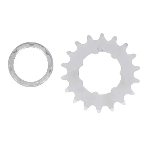 Aito XLC S02 Takahammaspyörä 18T 1/8" Rata + Rengas - Hopea