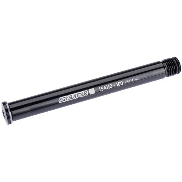 Edullinen Hinta SR Suntour 15AH2 Läpi Axle Ø15 x 100mm - Musta