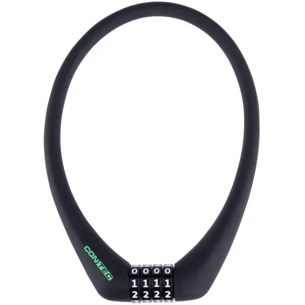 Contec SLoc Yhdistelmälukko Ø12mm 50cm - Musta Loppuunmyynti